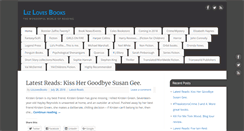 Desktop Screenshot of lizlovesbooks.com
